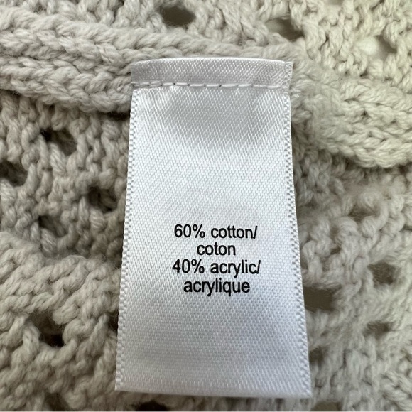 Maurices Women’s Button Front Cardigan Sz Small Color Tan/Beige Open Knit Collar - Picture 6 of 10